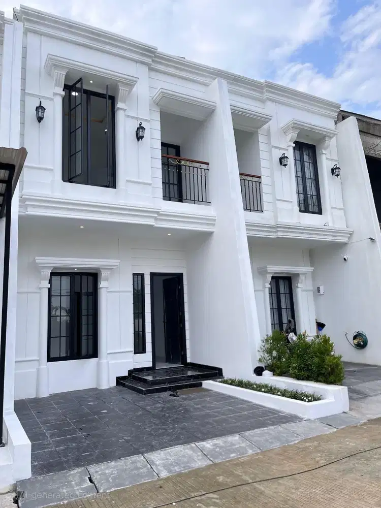 Rumah baru siap huni 10 menit ke stasiun depok Promo DP 0 Free biaya