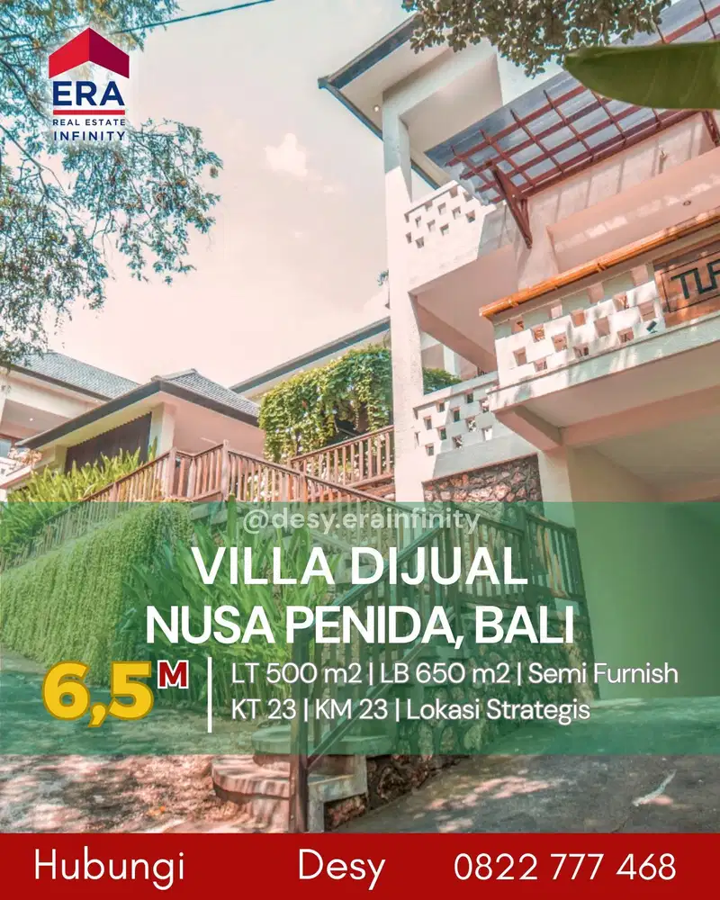 Dijual Villa di Nusa Penida, Bali