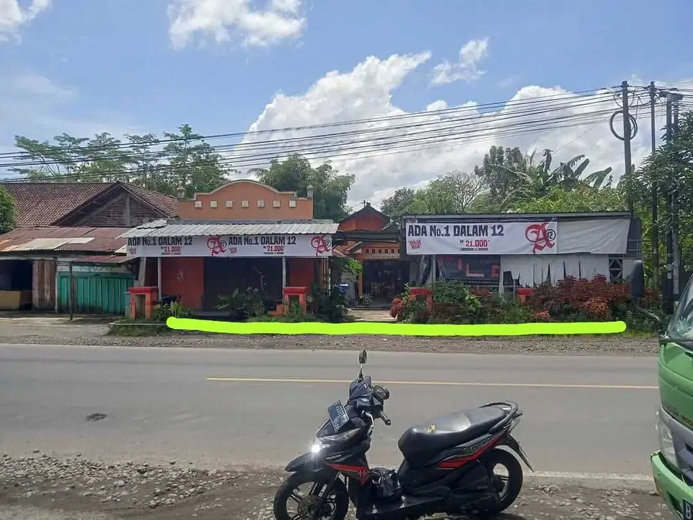 Rumah plus kios jln raya propinsi Kalibagor banyumas