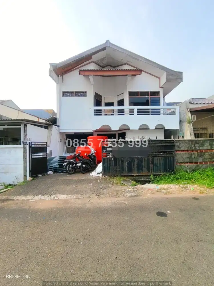 LANGKA. Rumah Hitung Tanah Taman Aries dekat Intercon Jakarta Barat