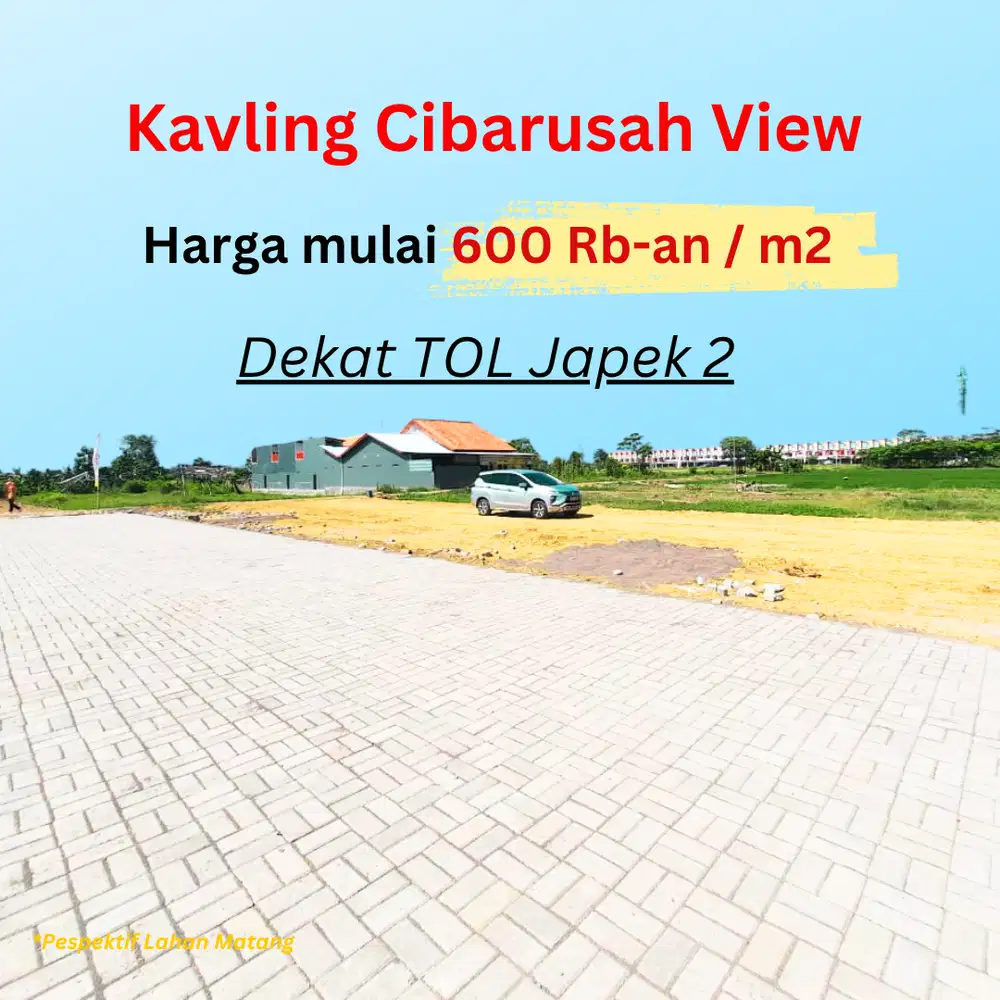 Tanah Kavling Cibarusah View SHM, Lokasi Dekat Perumahan Warga