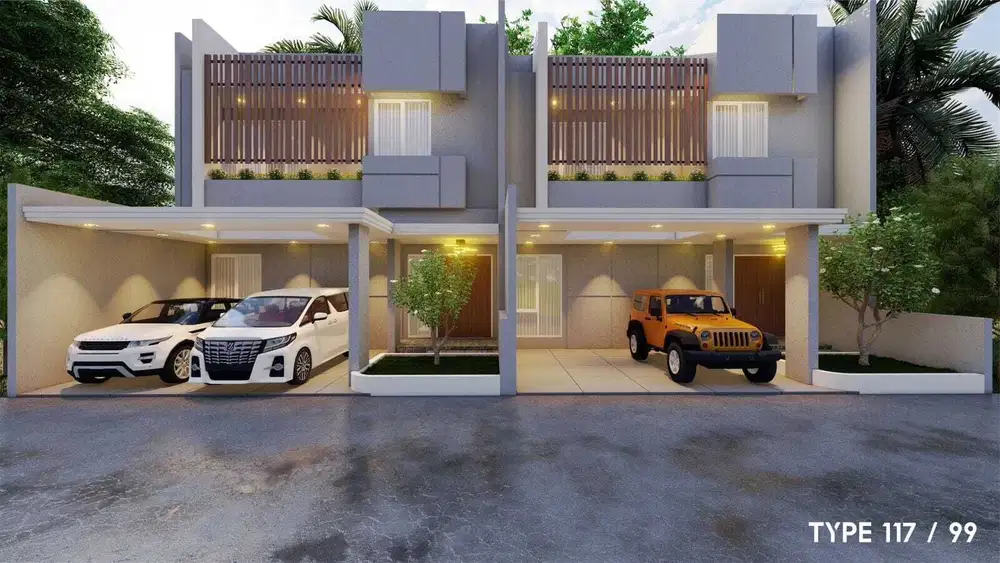 RUMAH 2 LANTAI DI BELAKANG ARTOS MALL