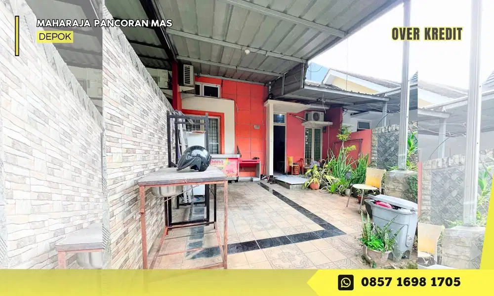 Take Over Rumah 3 Menit ke Tol Desari di Maharaja Depok DP185JT