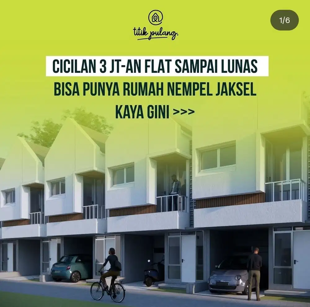 Cicilan 3Jutaan Flat Sampai Lunas At Titik Pulang Sawangan