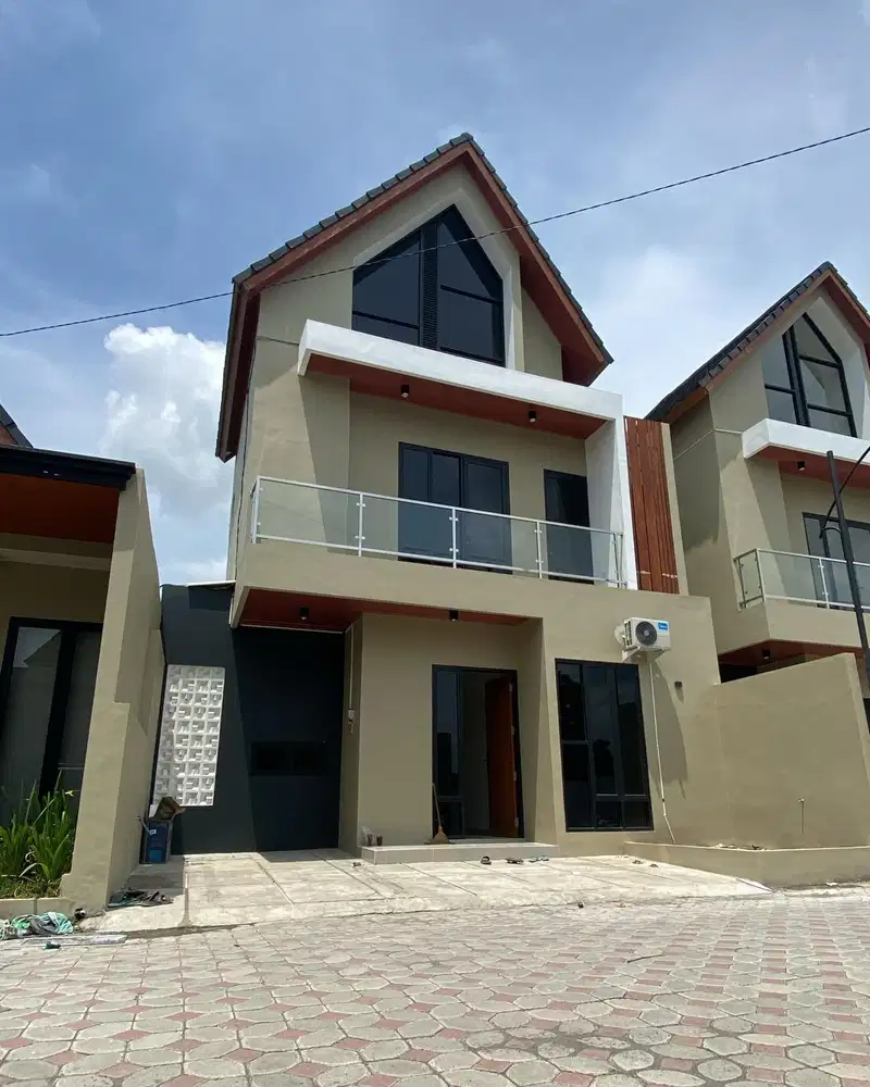 Rumah 2 Lantai Scandinavian Modern di BOSSTANIA TRIYAGAN 2