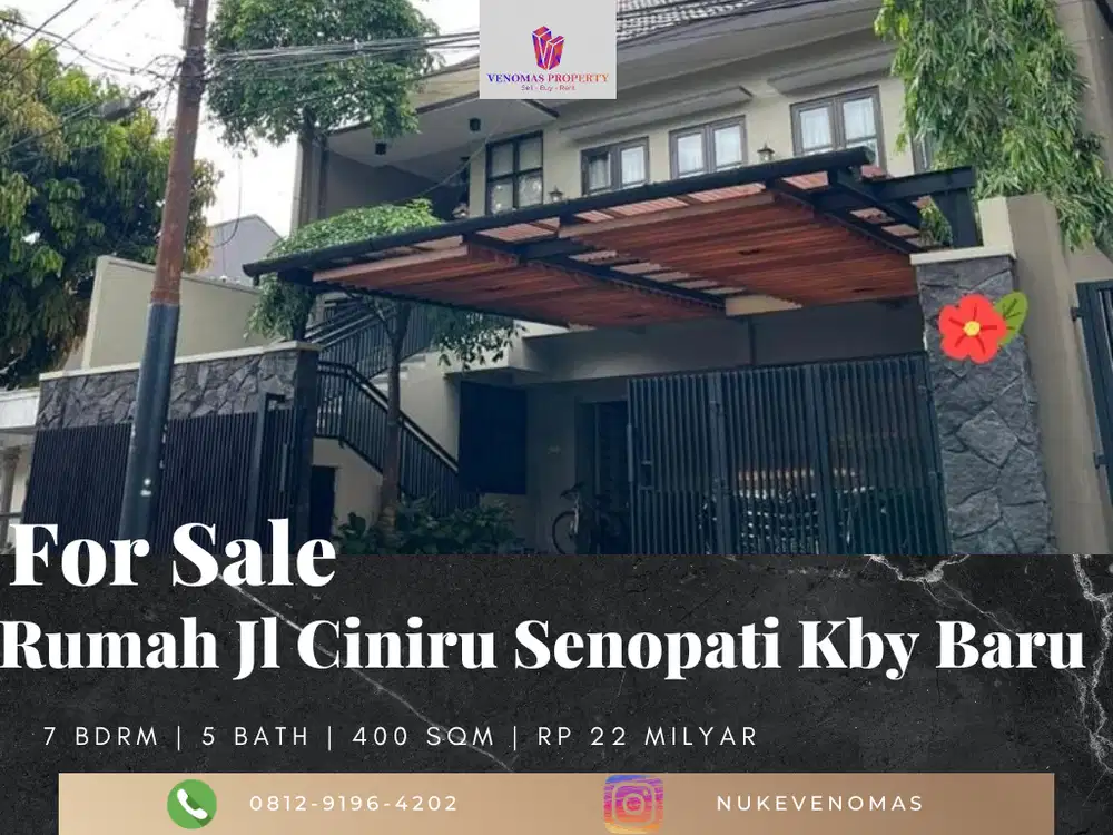 Dijual Rumah di Senopati Ciniru 2 Lantai Bagus Semi Furnished SHM
