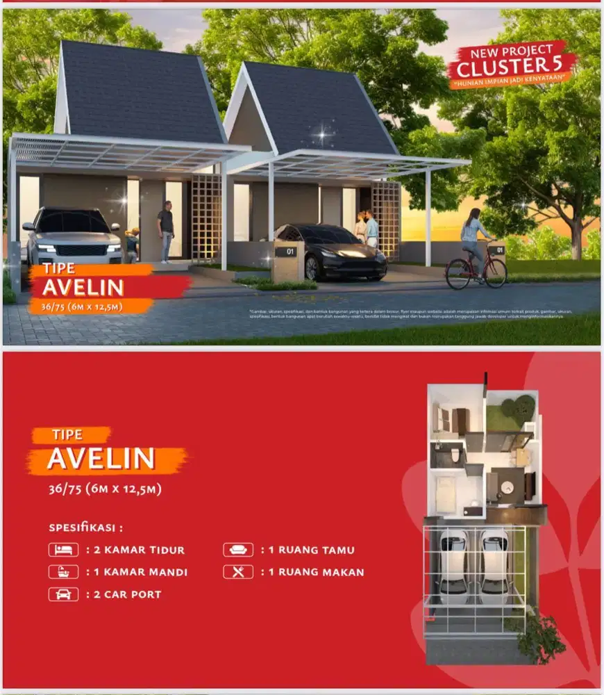 DI JUAL HUNIAN NYAMAN LOKASI STRATEGIS DI SUKODONO DP 0 BEBAS BIAYA