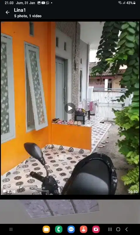 Disewa rumah baru renovasi pondok kelapa Jakarta timur