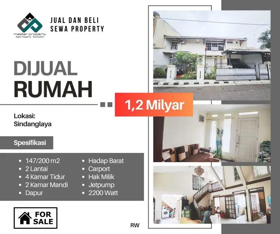 Rumah di Komplek Sukaasih, Ujungberung Sindanglaya Bandung - strategis
