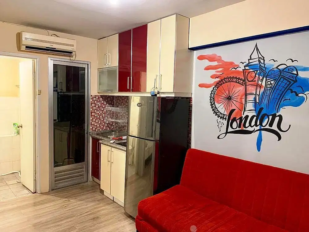 Sewa furnished Apt Kalibata City 2Bed Gaharu Lt.10