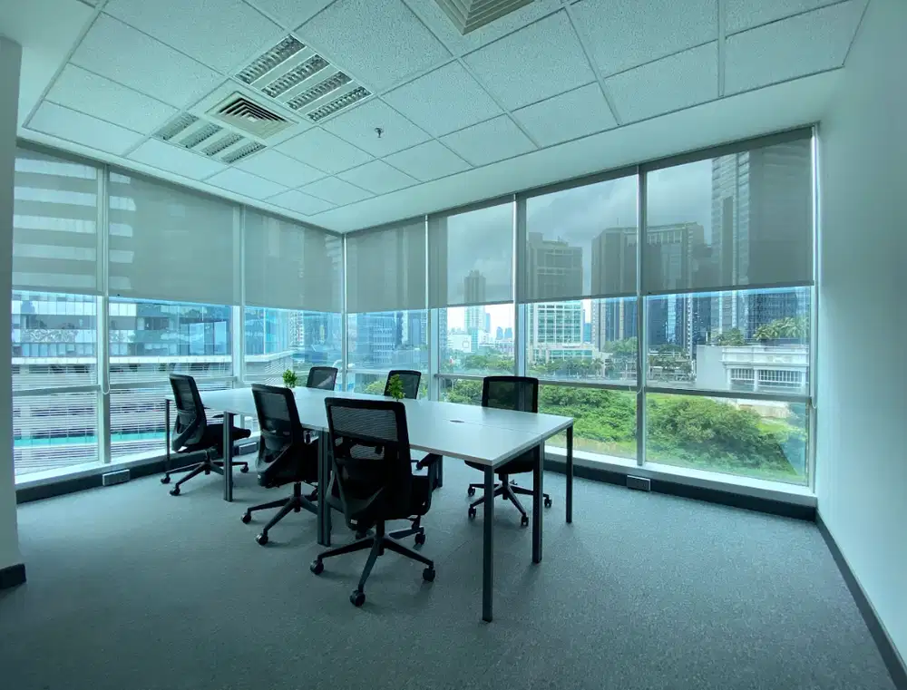 Sewa Kantor Unit Furnished untuk 4 Pax di JB Tower Dekat MRT dan TJ