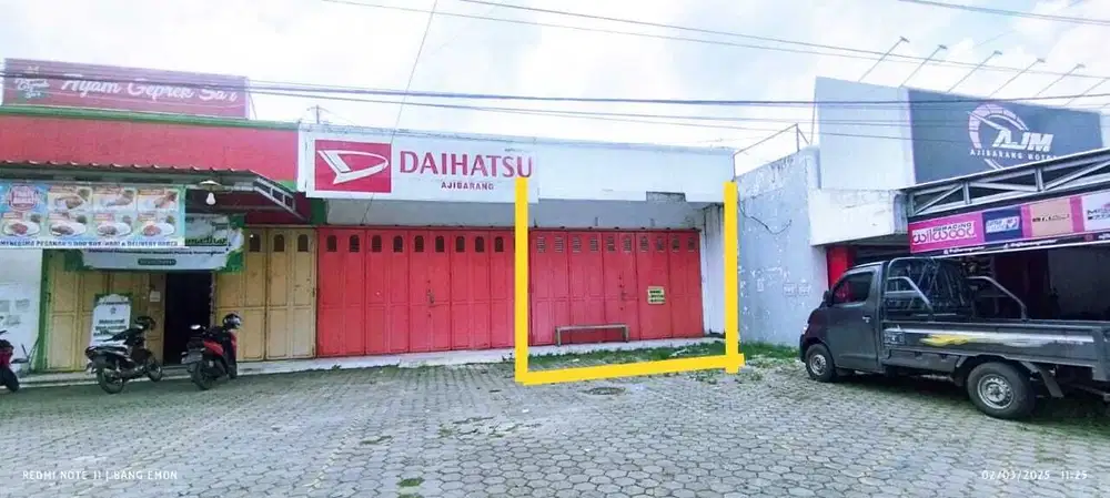 Kios Sewa Strategis Parkir Luas, Selangkah Pasar Ajibarang
