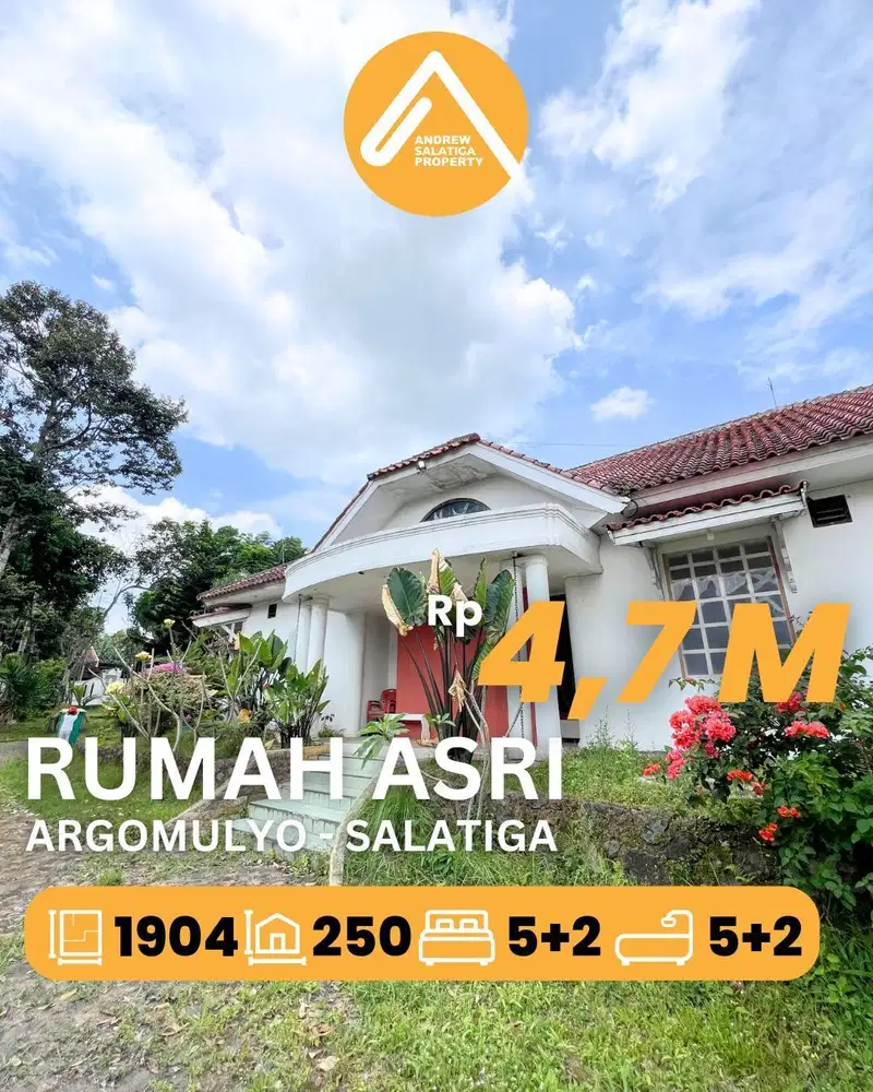 Jual Rumah Asri Argomulyo Kota Salatiga