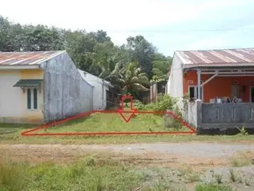 Kavling kosong di dalam komplek Perumahan Timur Indah Residence