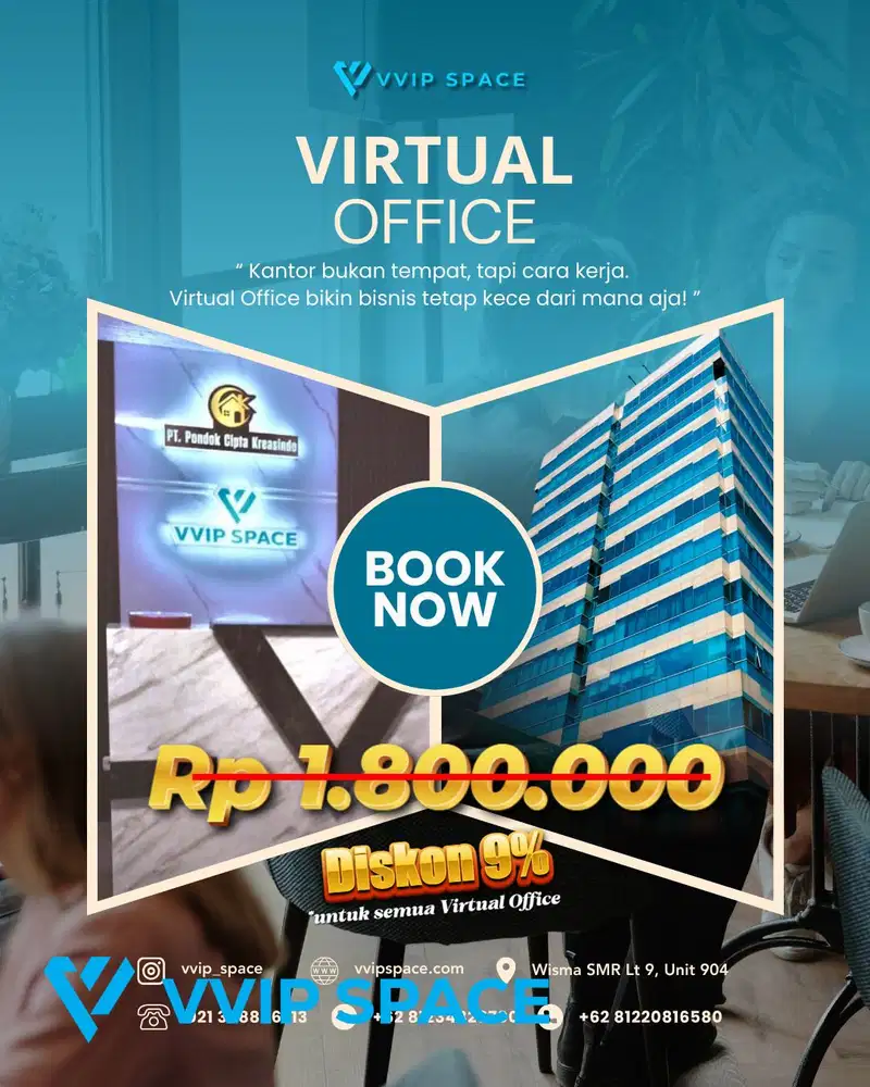 Diskon 9%! Virtual Office - Solusi Kantor Kekinian di Jakarta Utara