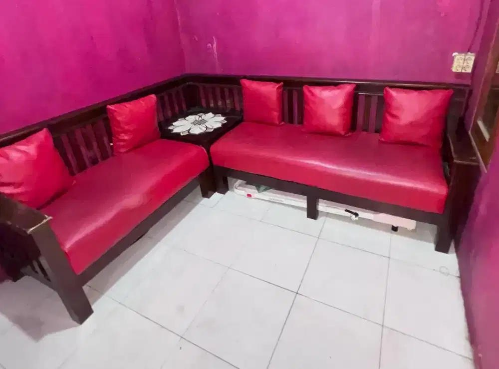 Kursi ruang tamu kayu jati