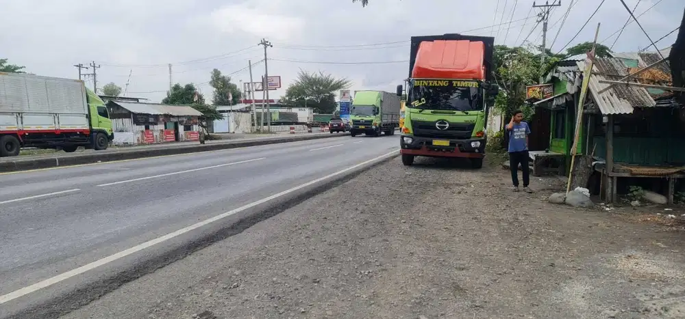 Dijual Tanah Komersial di Pinggir Jalan raya Pantura Pemalang Jateng