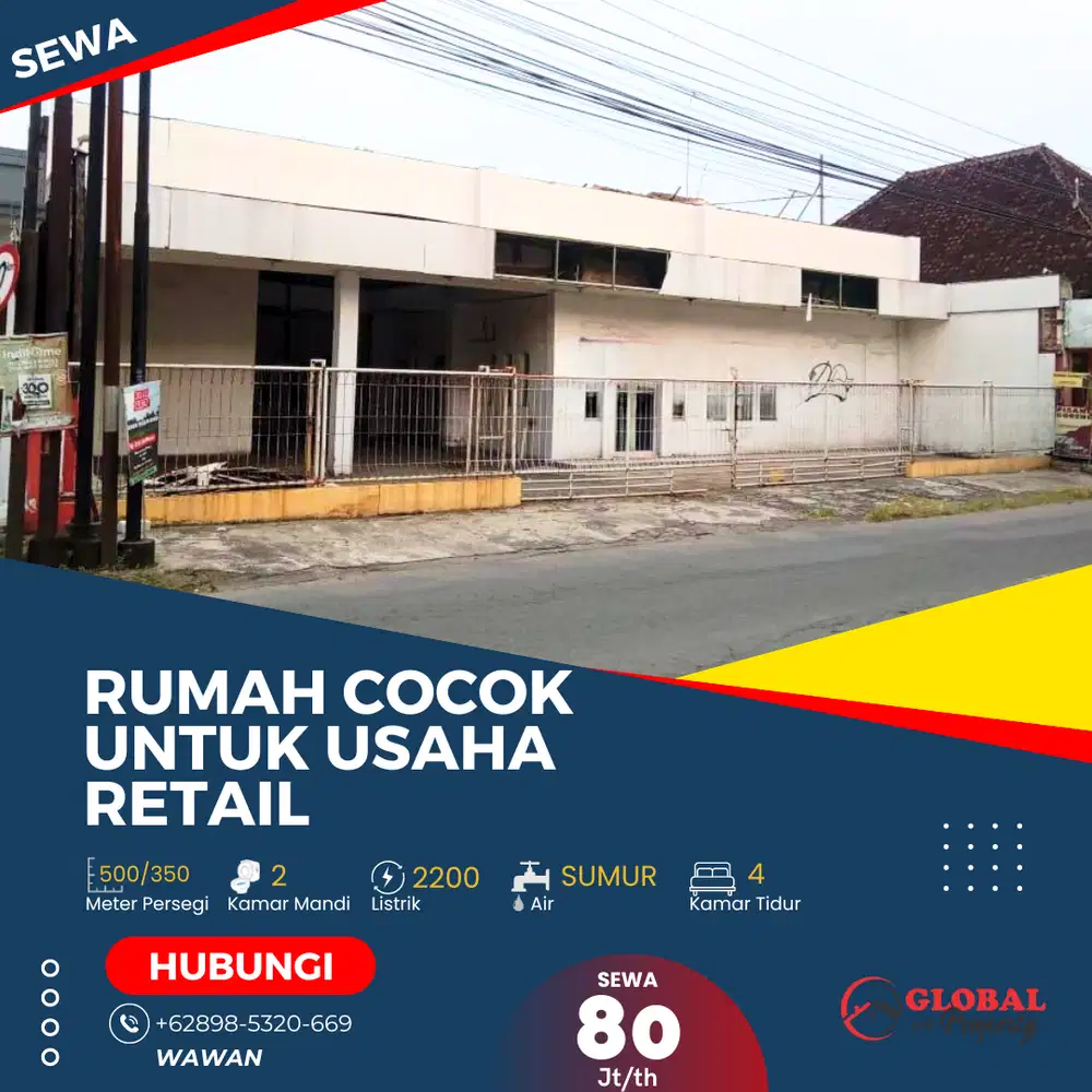 Rumah Cocok Untuk Usaha Retail