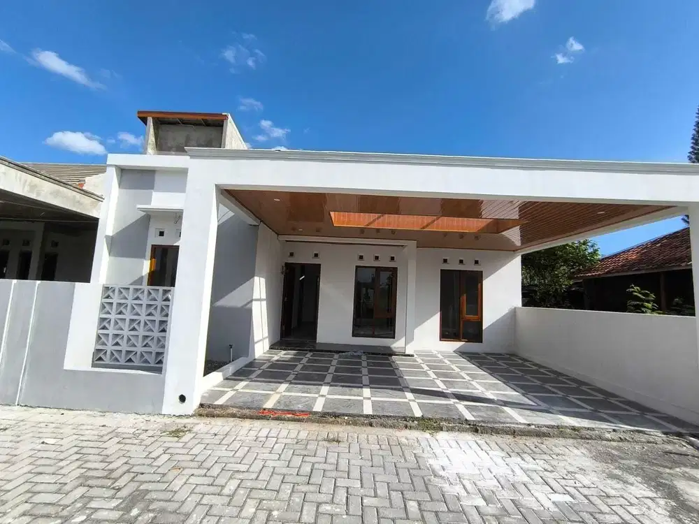 Rumah Baru Siap Huni 3 Kamar Tidur One Gate Dekat Pusat Kota Jogja