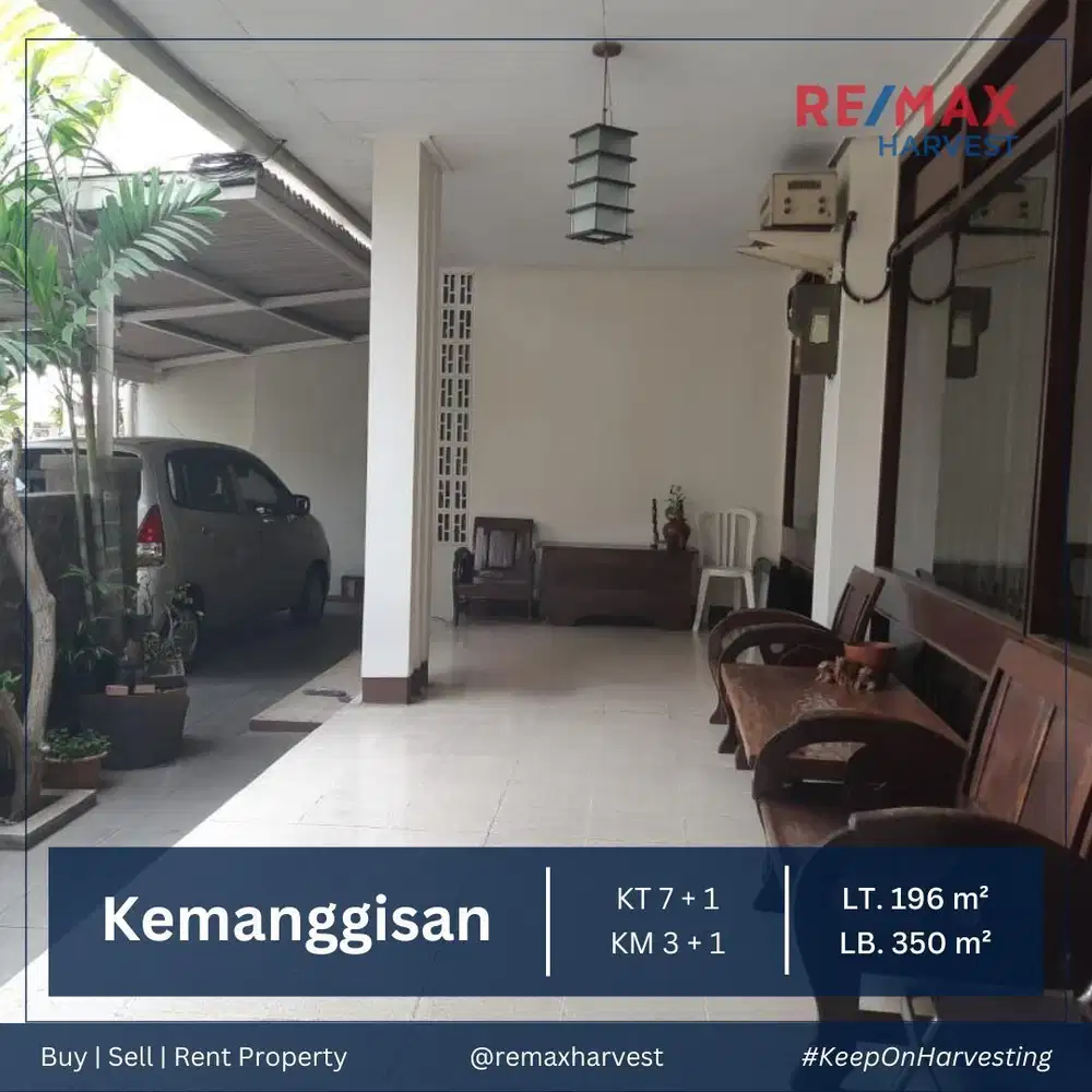 DIJUAL MURAH RUMAH STRATEGIS BAGUS SIAP HUNI KEMANGGISAN JAKARTA BARAT