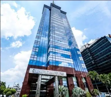 Sewa ruang kantor di Graha Pratama area Tebet Barat, Jakarta Selatan