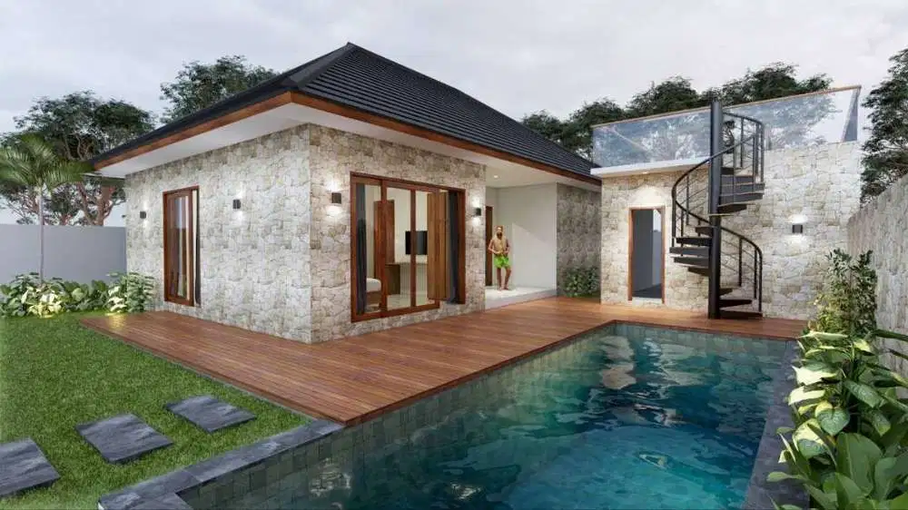 Dijual Rumah Semi Villa Dekat Pantai Tabanan