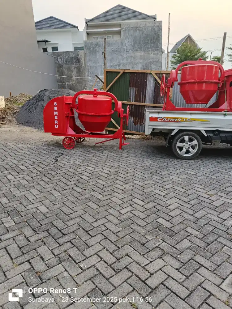 Molen cor 50kg merk Semeru komplit diesel siap pakai