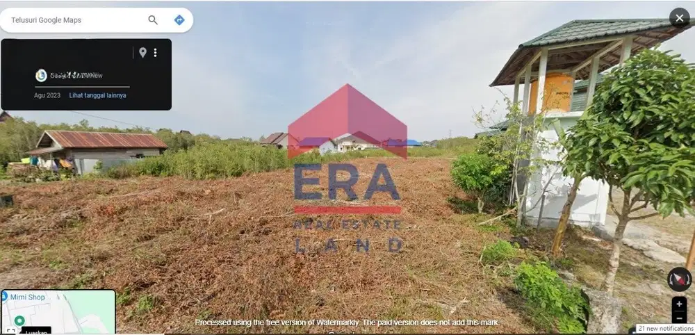 Dijual Tanah di Gang Obos, Palangkaraya Kalimantan Tengah