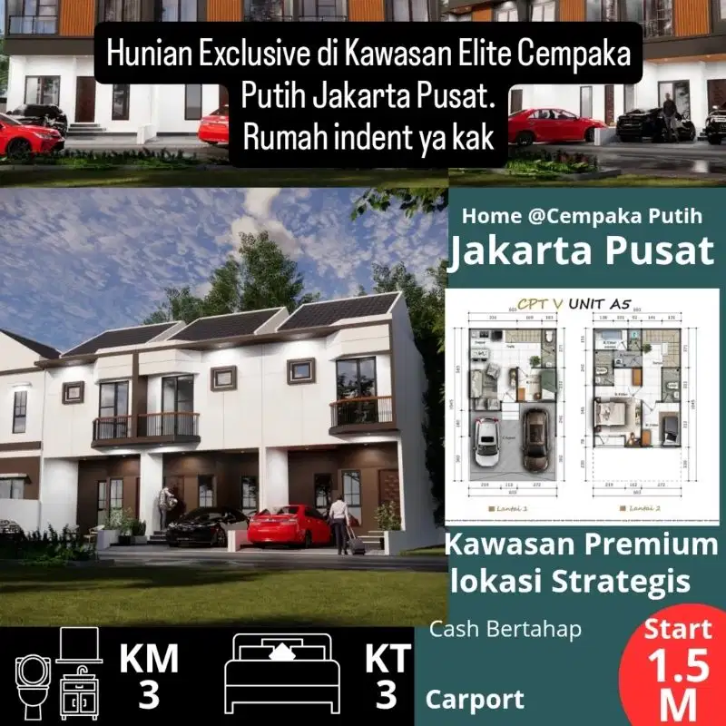 Rumah Mewah Nan Elegant Di Cempaka Putih Lokasi Dekat Yarsi