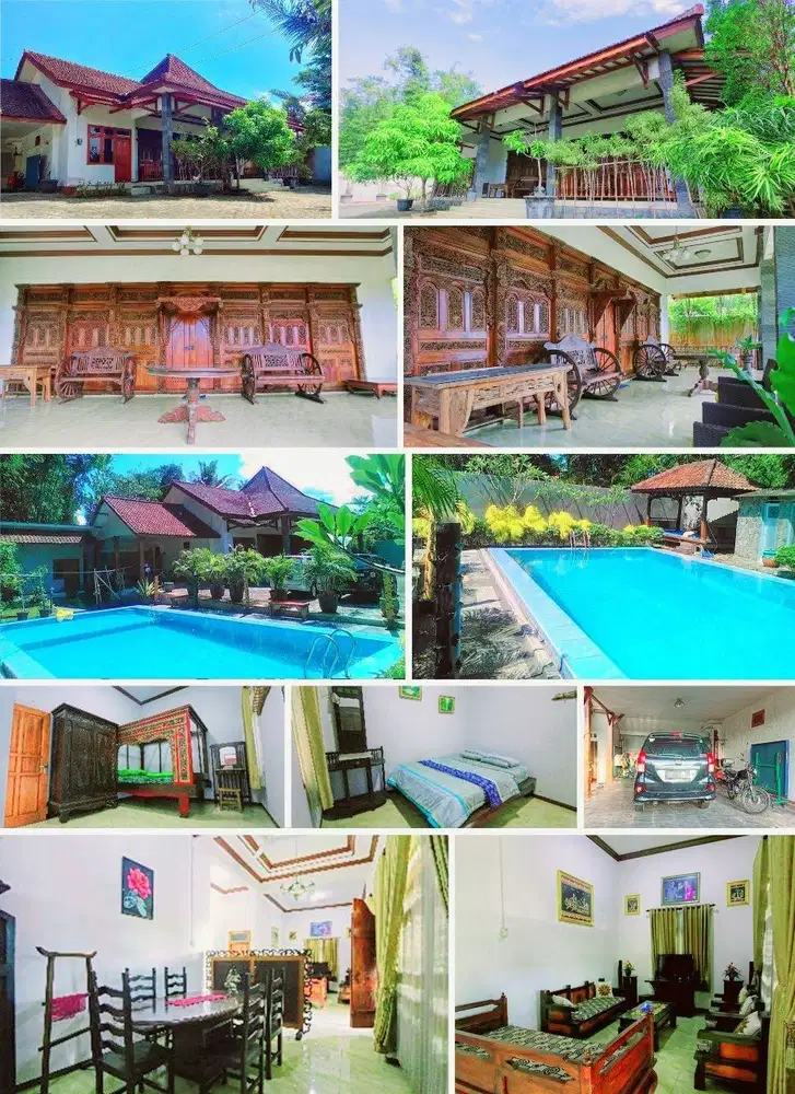 jual rumah atau villa konsep pedesaan di bondowoso jawa timur,surabaya