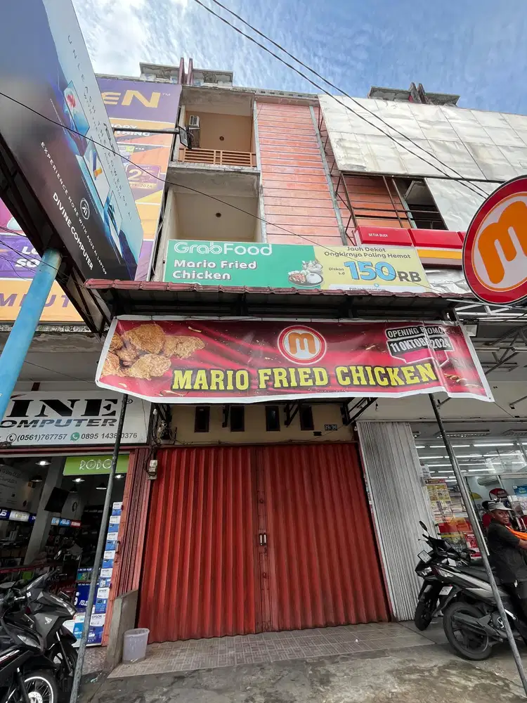 Dijual ruko 3 1/2 lantai lokasi jalan setia budi, kota pontianak