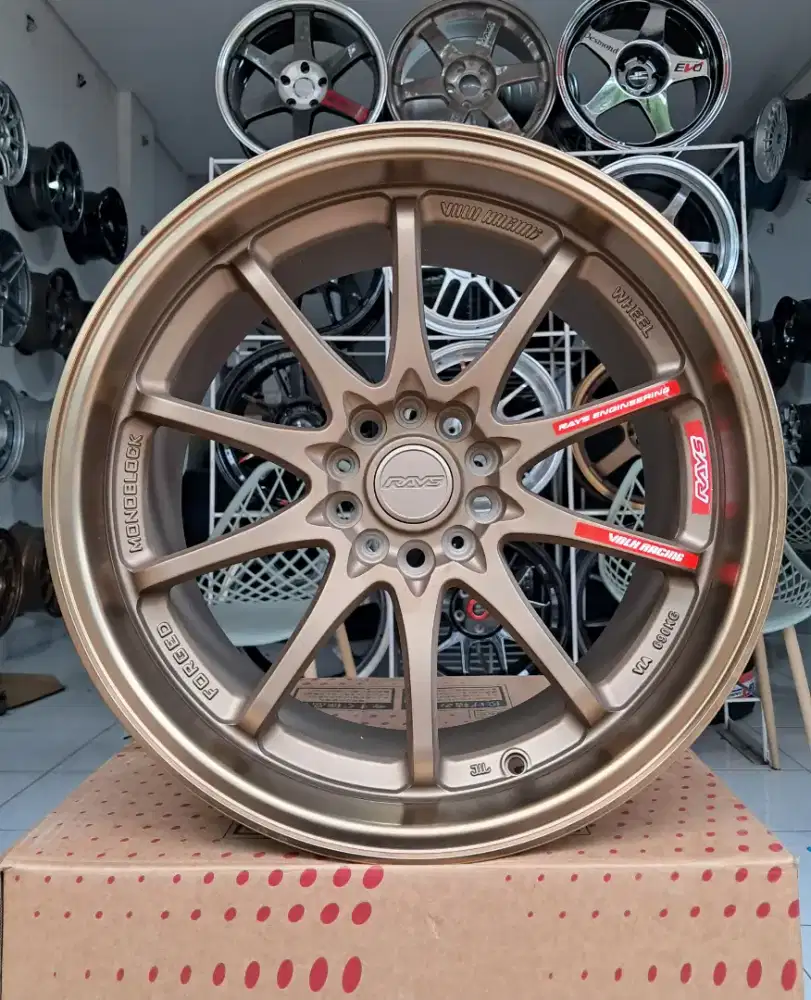Velg Rays Ce28 Ring 18X9.5 Pcd 5X114.3 ET25 Bronze