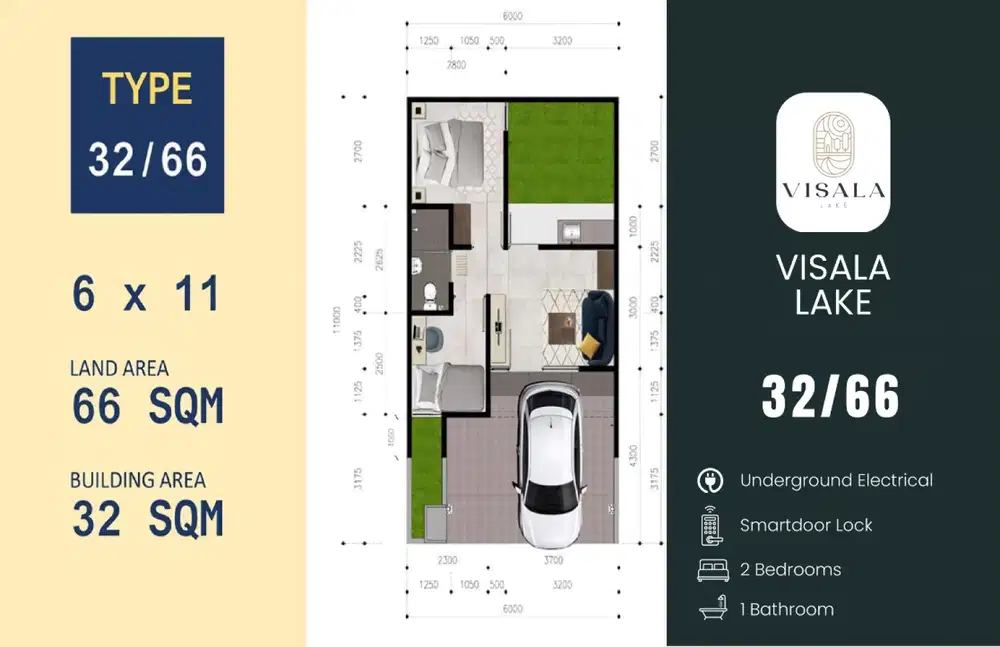 Cluster Visala Lake 1 Lantai : Mulai 4 Jutaan, Temukan Kehangatan dan Kenyamanan di Rumah Anda!