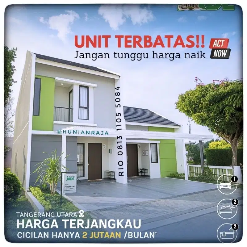 DIJUAL RUMAH MURAH PORIS TANGERANG