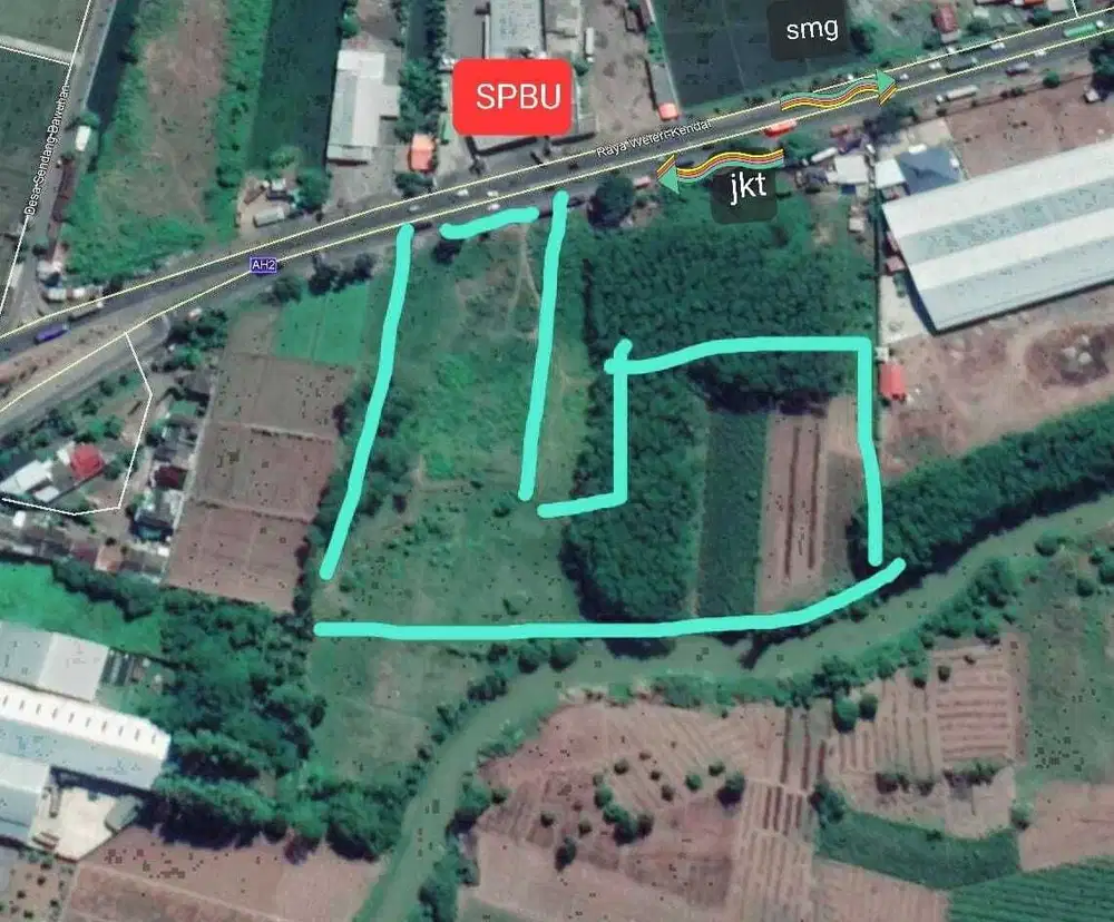 TANAH MURAH DEKAT PINTU TOL DI JL PANTURA KENDAL WELERI JAWA TENGAH