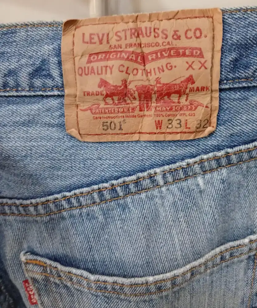 Celana Levis 501 original size 32 - 33