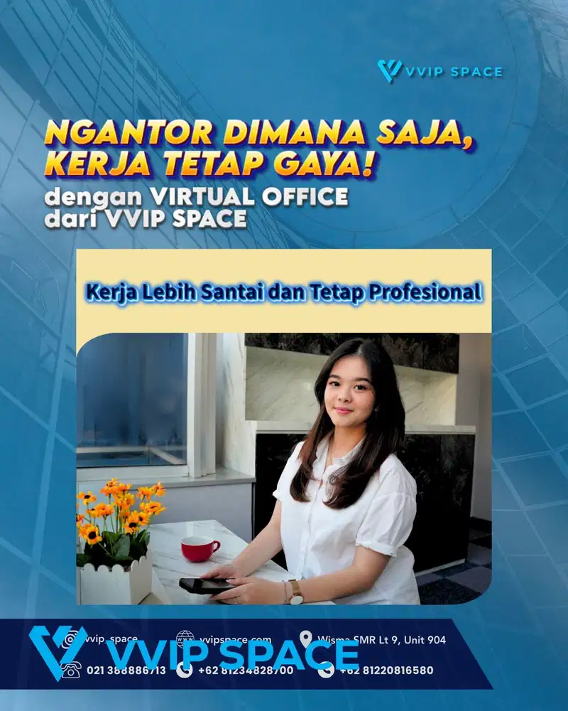 Promo September Ceria - Hemat 9% untuk Virtual Office di VVIP Space!