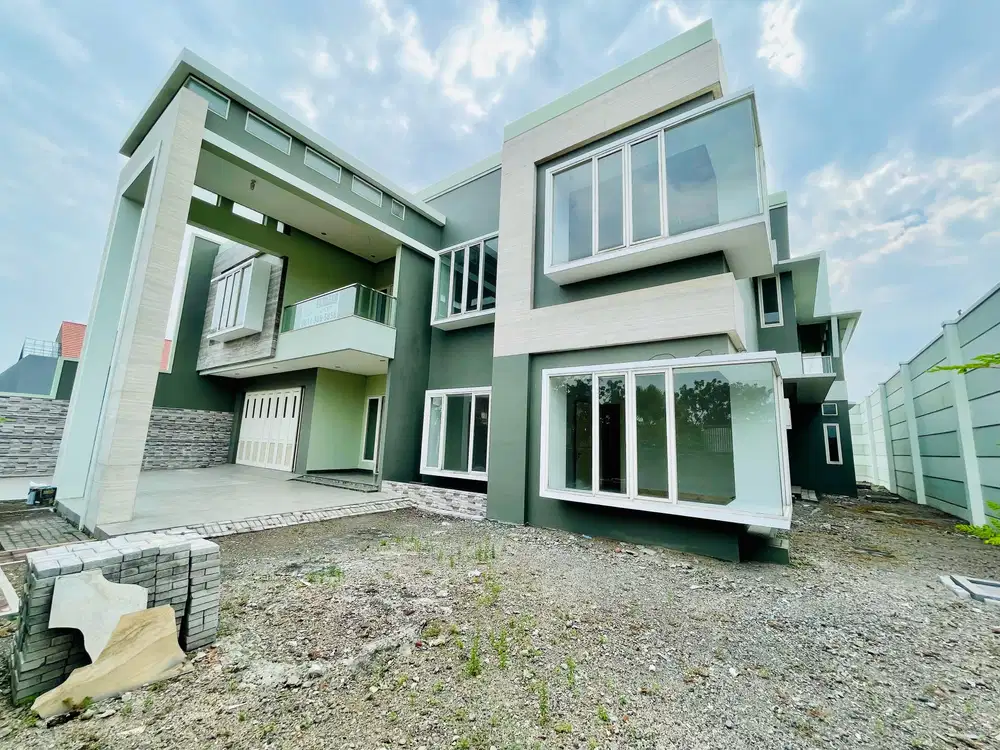 SEWA Rumah Baru 2 Lantai, Puri Galaxy, One Gate Sistem, Surabaya