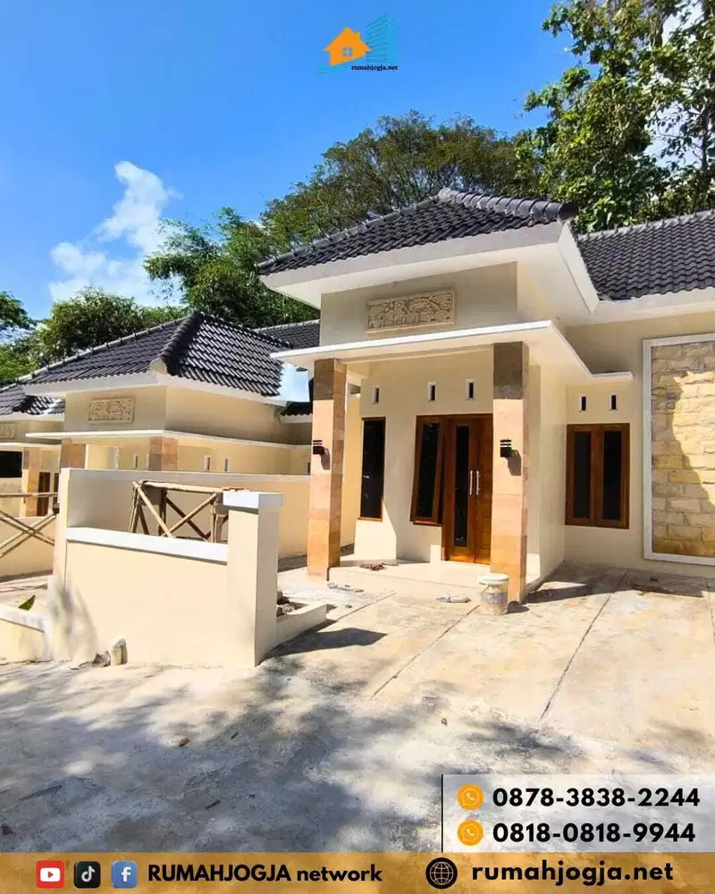Rumah Siap Huni Jogja Hnya 300 Jutaan saja 2 KM Tidur Tipe Rumah 50