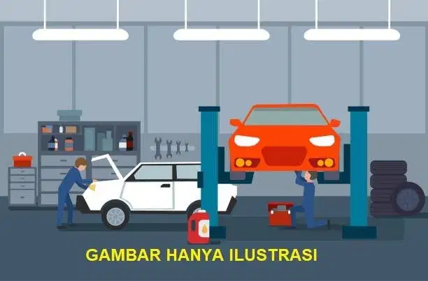 Dijual Lelang Tanah dan Bangunan Bengkel Mobil/Motor