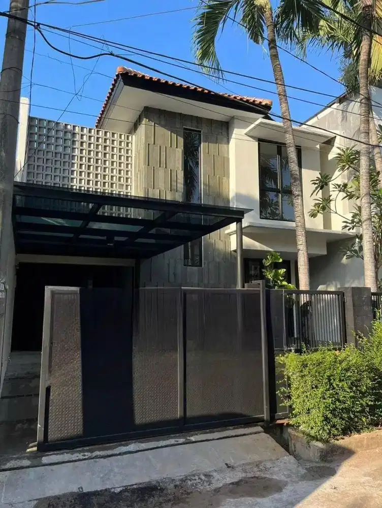 Rumah permata hijau Jakarta Selatan mewah siap huni strategis harga ne