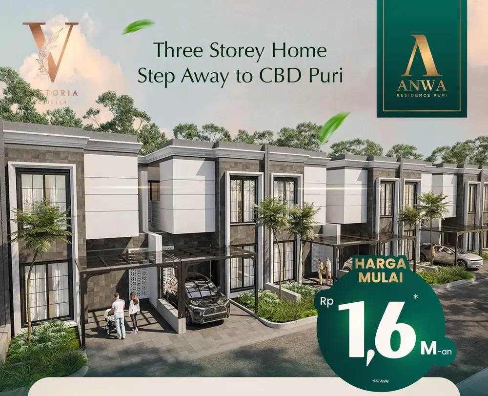 Rumah American Clasic, ANWA Residence, Jakarta Barat