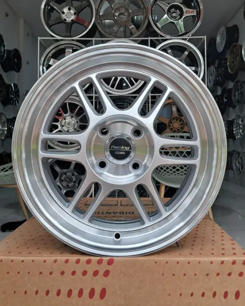 Velg Enkei Rpf1 Ring 15 Pcd 4X100 Pnp Sigra Ayla Brio Mobilio Vios Dll