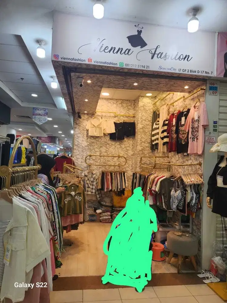 Kios Murah Dalam Mall Season City Dijual Posisi Hoek