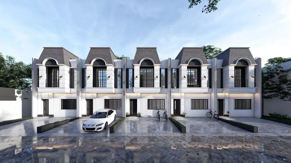 RUMAH CLASIK EROPA. 1,5 KM EXIT TOLL CIMANGGIS. DP 0%. FREE BIAYA2. BONUS SUKA2