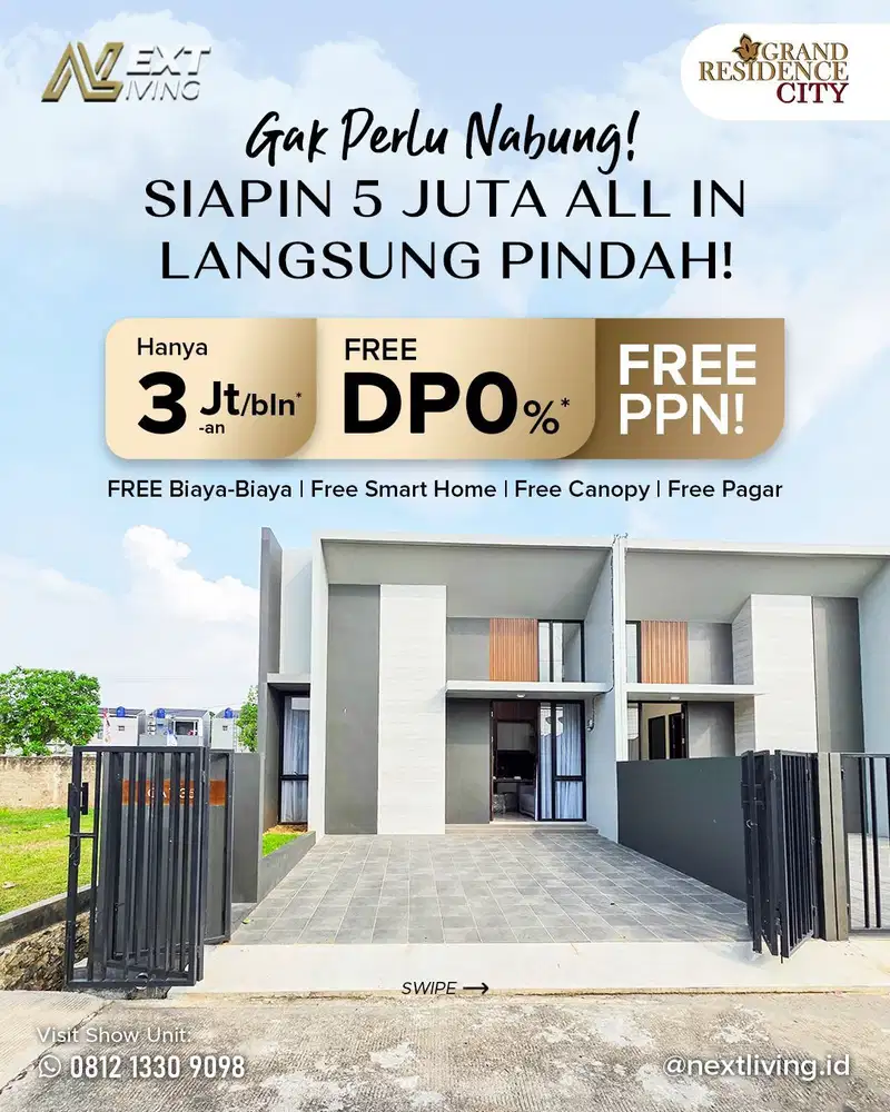 Cluster New Senopati : Mulai 3 Jutaan, Masa Depan Dimulai dari Sini!