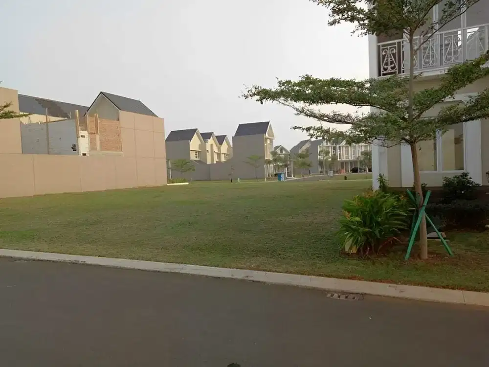 Kavling cluster Thames luas 10,9x15 164m JGC Jakarta Garden City