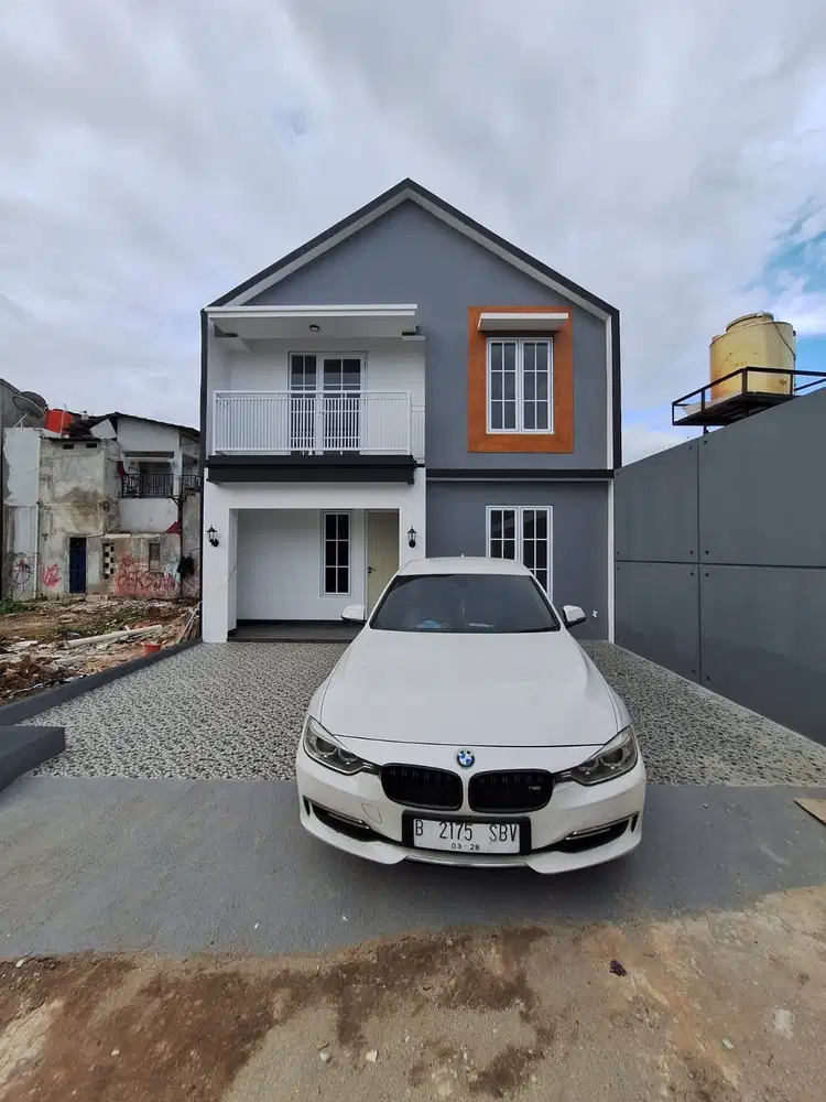 Rumah Dijual Di Pamulang Cluster Pinggir Jalan Akses 2 Mobil Dekat Stasiun