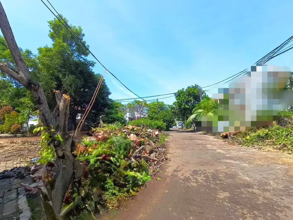Kavling dengan lokasi bagus di villa melati mas