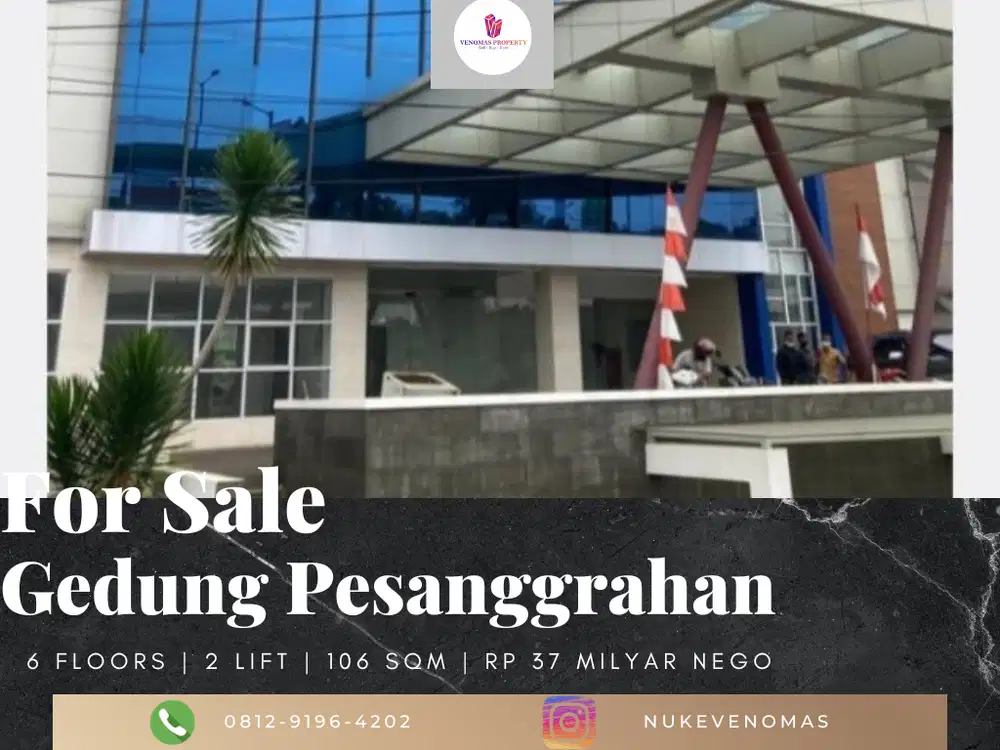 Dijual Gedung Kantor Dekat Jalan Tol